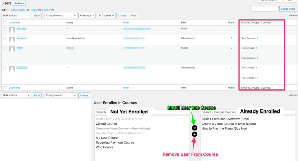 LearnDash - User Management and Engagement Image
