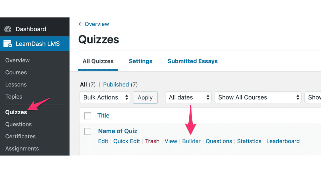 Learndash - Quizzes and Assessments Image